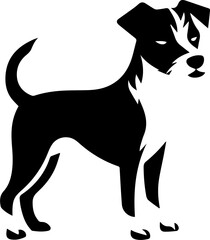 Russel terrier flat icon