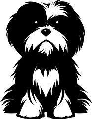Shih tzu flat icon