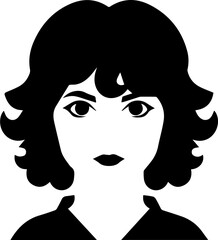 Girl Portrait Icon