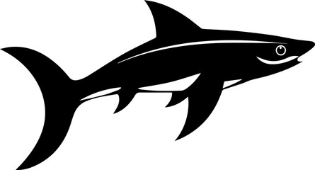 Fototapeta premium Spiny dogfish flat icon