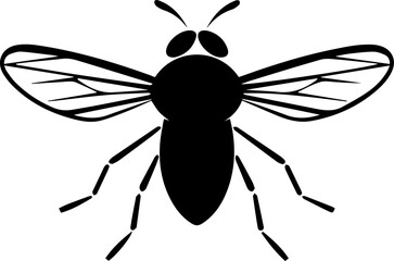 Tsetse fly flat icon