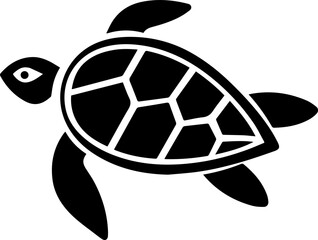 Obraz premium Turtle flat icon
