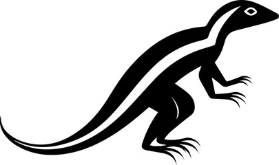 Whiptail lizard flat icon