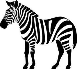 Zebra flat icon