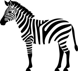 Zebra flat icon