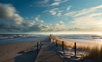 Deurstickers Nordsee Strand auf Langeoog © MOUNSSIF