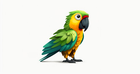 green and yellow macaw	
