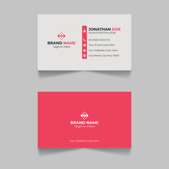 Creative modern business card, name card.