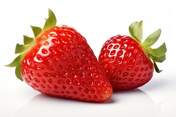 Strawberries in White Background