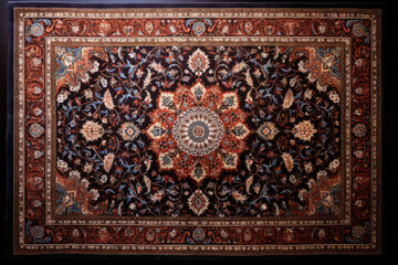 Obraz premium ornament of old retro persian carpet background