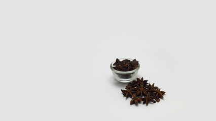 Close up view of  Whole Dried Star Aniseed