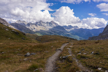 Fototapeta na wymiar Aosta Valley, Italy: Vallone delle Cime Bianche