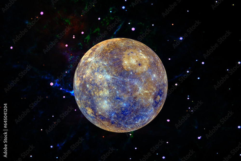Canvas Prints mercury. planet of the solar system. the elements of this image furnished by nasa.