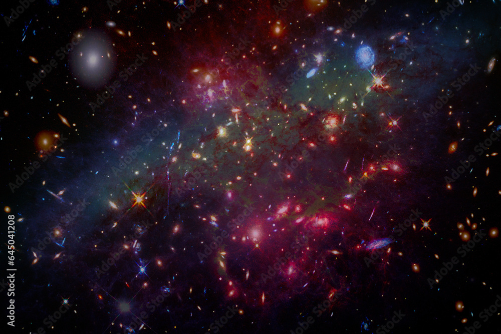 Canvas Prints starry outer space. the elements of this image furnished by nasa.