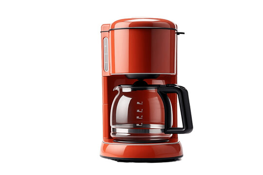 Coffee Maker on Transparent Background. AI