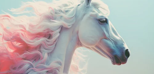 Zelfklevend Fotobehang horse in abstraction © ulugbek