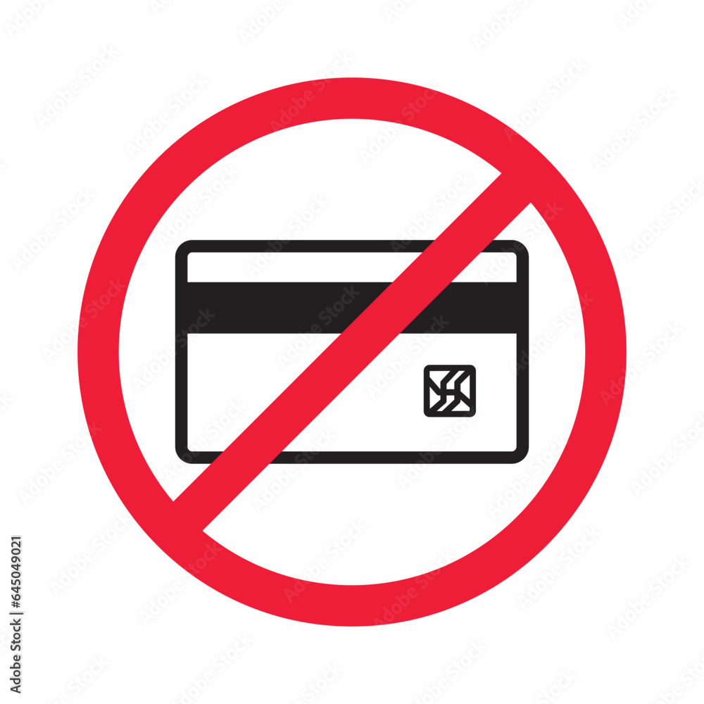 Poster forbidden cursor icon. prohibited arrow vector icon. no cursor symbol pictogram. warning, caution, a