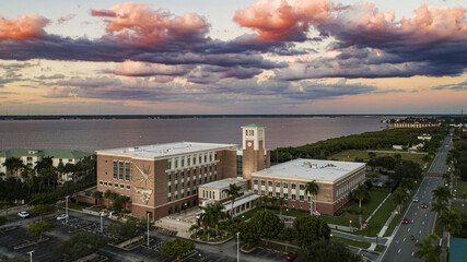 Aerial Of Charlotte County Justice Center in Punta Gorda