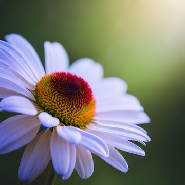 close up of daisy