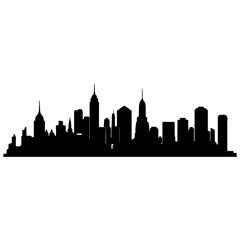 Fototapeta premium city silhouette