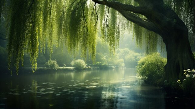 15,845 Weeping Willow Tree Images, Stock Photos, 3D objects, Weeping Willow  