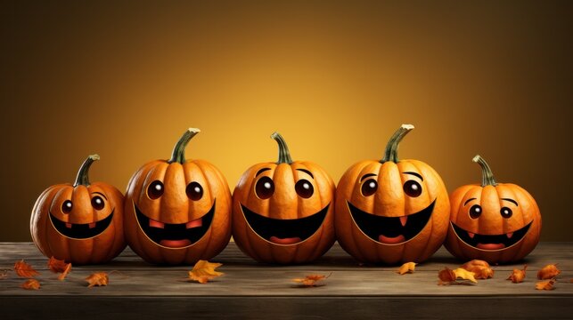 Happy Halloween Pumpkins