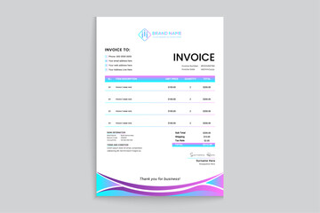 Minimalist letterhead template