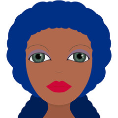 Portrait of a woman, digital illustration 