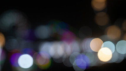 Fairy lights bokeh 