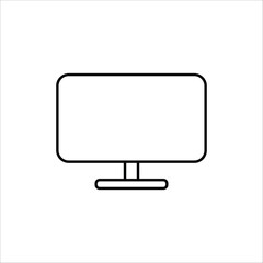 monitor icon design, illustration design