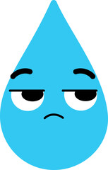 Water Face Looking Right Mistrust