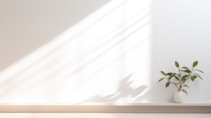 Minimalist Interior with additional Space for personal Words