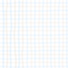 Blue Beige Gingham Check Hand Drawn Background