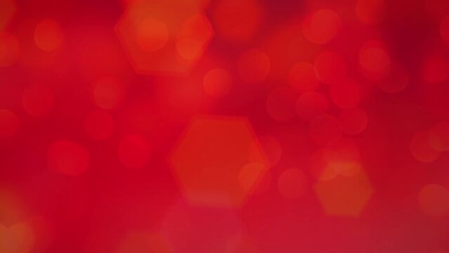 Abstract Christmas and Valentine's Day background with red bokeh light.