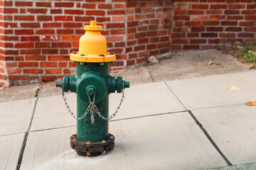 fire hydrant is a vital urban sentinel, standing ready to combat flames with its vibrant red hue....
