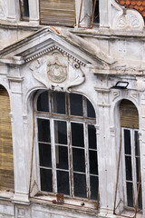 Old buildings at the port of Thessaloniki