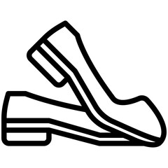 Shoes icons, are often used in design, websites, or applications, banner, flyer to convey specific concepts related to fashion 