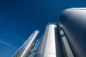 modern silos - new factory, industry 4.0
