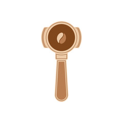 Isolated coffee preparation holder icon Vector illustration