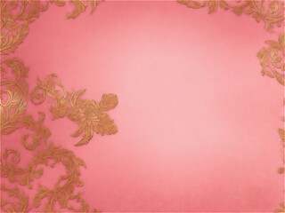 Obraz premium レトロな花模様のデザイン ジェネレーティブ AI