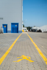 Safety lines - Workplace - Signage - SAFETY IN THE FACTORY