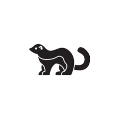 ferret vector type icon