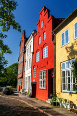 In der Altstadt der Hansestadt Lübeck in Schleswig-Holstein, Deutschland