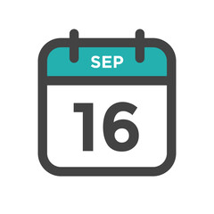 September 16 Calendar Day or Calender Date for Deadlines or Appointment