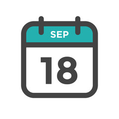 September 18 Calendar Day or Calender Date for Deadlines or Appointment