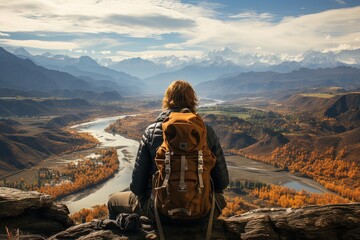 A hiker's perspective of the trail ahead, leading to breathtaking mountain views waiting to be discovered