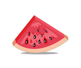 watermelon watercolor illustration insolated on white background