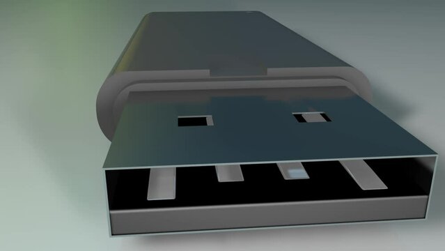 Usb pen, brown, on the floor