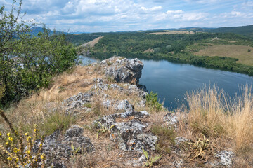 Summer view of Pchelina Reservoir, Bulgaria
