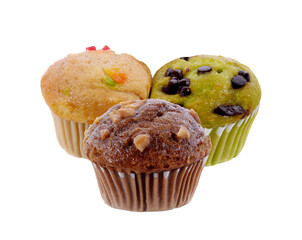 Cub cakes isolated on  transparent png